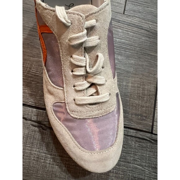 NIB Homers Olimpia Lace Up Mid Top Hand Crafted Sneakers Size 36.5 Reg. $468 - Picture 10 of 12